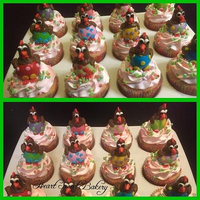 Easter chickens cupcakes - Cake by Heart