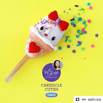 Sprinkles Cakesicle - Cake by Lulu Goh