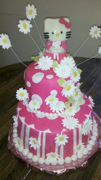 Hello Kitty in the Pink - Cake by Debra