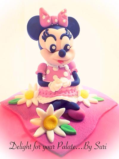 Minnie Mouse Topper Cake  - Cake by Delight for your Palate by Suri