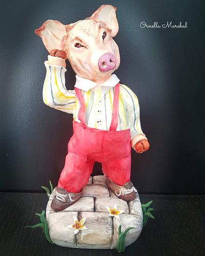 Year of the pig cake challenge - Cake by Ornella Marchal 