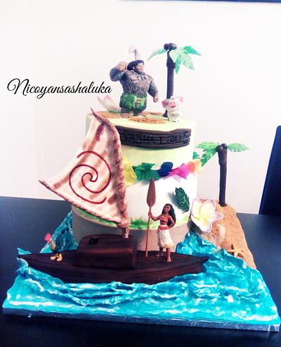 Moana cake  - Cake by Nicoyansashaluka 