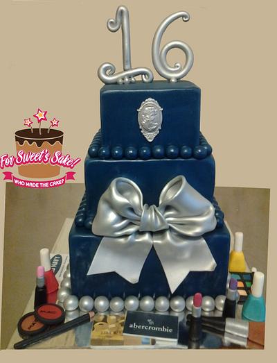 Sweet 16 Birthday Cake - Cake by Ladybug9