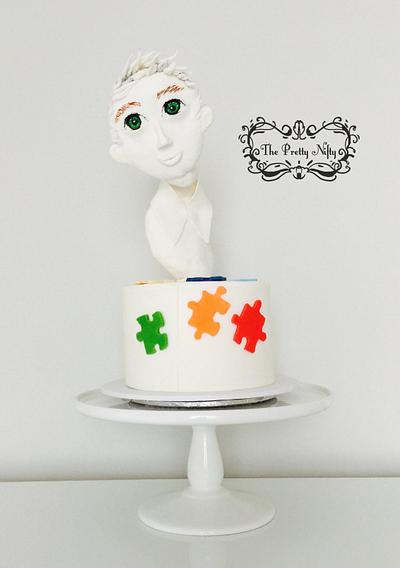 Autism Awareness Themed Cake #LIUB - Cake by Edelcita Griffin (The Pretty Nifty)