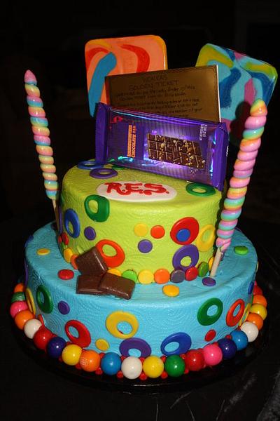 I Have a Golden Ticket - Cake by Dee