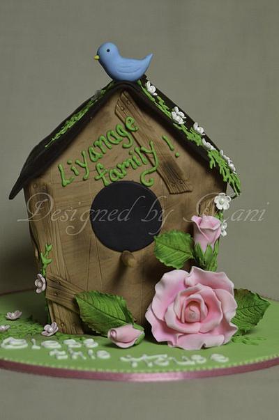 bird house house warming cake - Cake by designed by mani