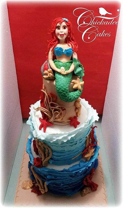 mermaid cake - Cake by Chickadee Cakes - Sara