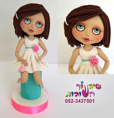 blyth doll cake topper  - Cake by sharon tzairi - cakes-mania