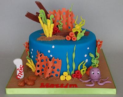 The sea.... - Cake by Doces & Extravagantes