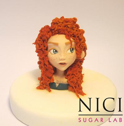 Merida - the Brave - Cake by Nici Sugar Lab