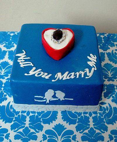 Will You Marry Me? - Cake by Seema Tyagi
