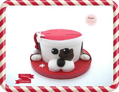 Christmas doggy - Cake by aimeejane
