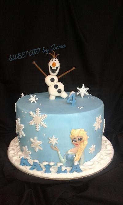 Frozen cake - Cake by SWEET ART Anna Rodrigues