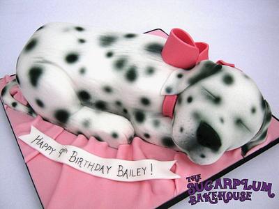 Sleeping Dalmation Puppy Cake - Cake by Sam Harrison