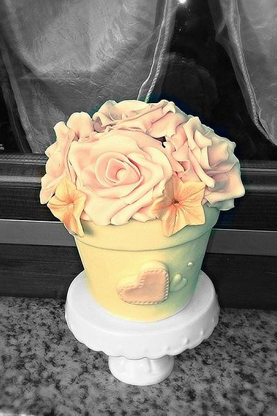 Roses Bowl - Cake by Stefania
