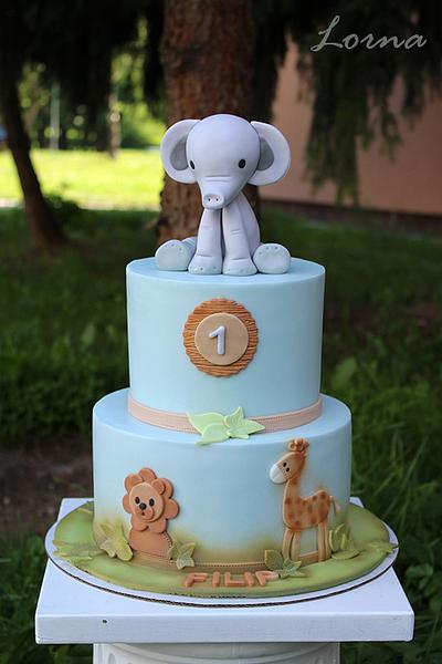 Little Elephant - Cake by Lorna