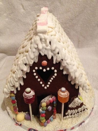 Gingerbread Cottage  - Cake by Deborah