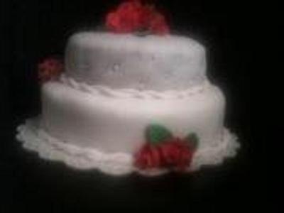 SIMPLE WEDDING CAKE - Cake by JACKIE