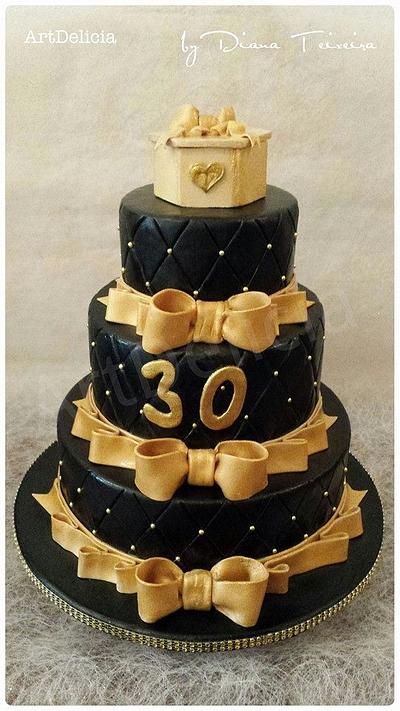 30th Birthday Cake - Cake by Unique Cake's Boutique