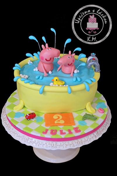 Peppa Pig - Bath Time Fun :-) - Cake by Tynka