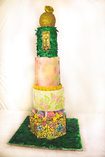 Secret garden wedding cake - Cake by Arsh