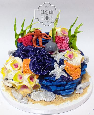 Coral reef cake - Cake by Ceca79