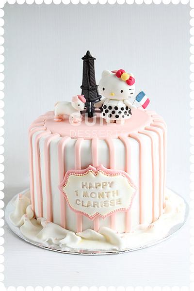 Hello Kitty in Paris - Cake by Guilt Desserts