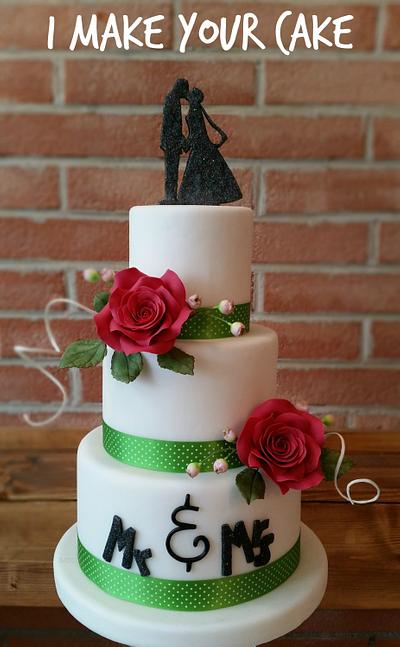 Mr & Mrs - Cake by Sonia Parente