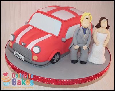 Mini wedding cake - Cake by Dollybird Bakes