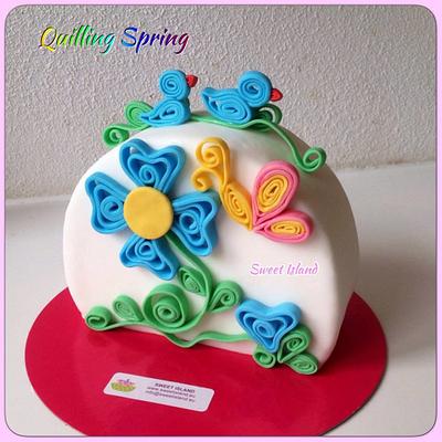 Quilling Spring - Cake by Simona (Sweet Island)