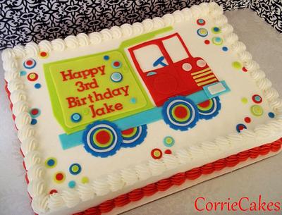 Dump truck b-day - Cake by Corrie