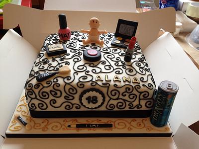 18th 'favourites' cake - Cake by Julie Anderson