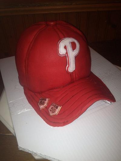50th birthday baseball cap - Cake by Pattyday