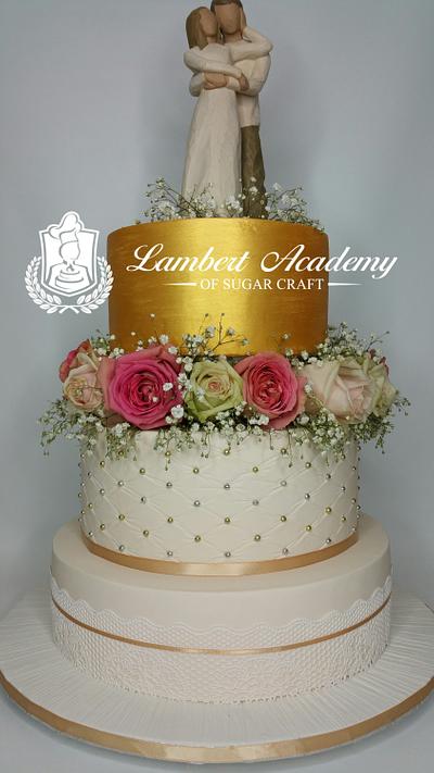 "Vintage Romance"  - Cake by Lesi Lambert - Lambert Academy of Sugar Craft