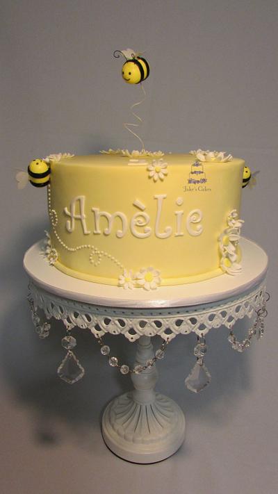 Amelie's Bee Cake - Cake by Jake's Cakes