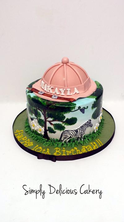 Safari Themed - Cake by Simply Delicious Cakery