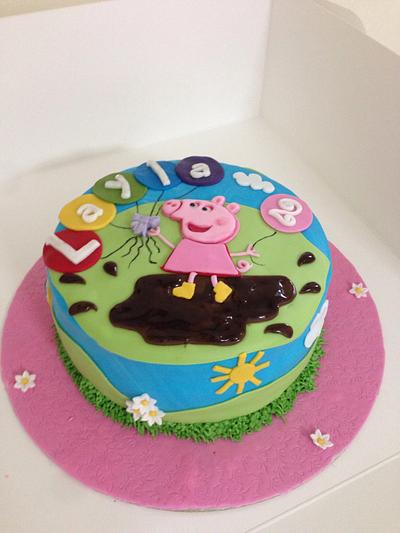 Pepa Pig birthday cake  - Cake by Yaya's Sugar Art