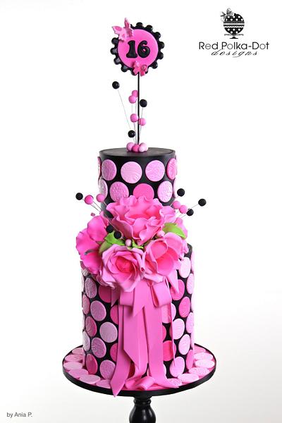 Sweet 16 - Cake by RED POLKA DOT DESIGNS (was GMSSC)
