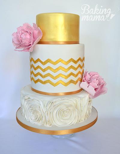 Vintage wedding cake - Cake by Clarita_bakingmama