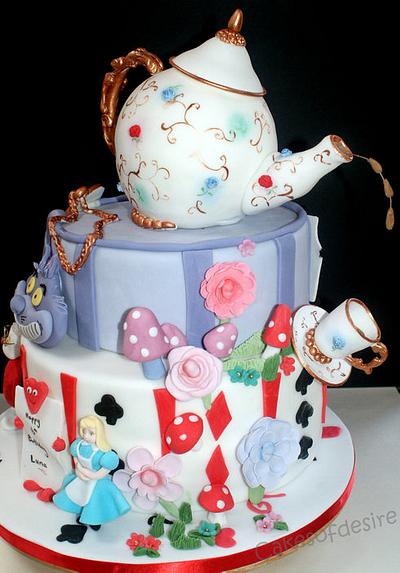 Alice In Wonderland - Cake by cakesofdesire