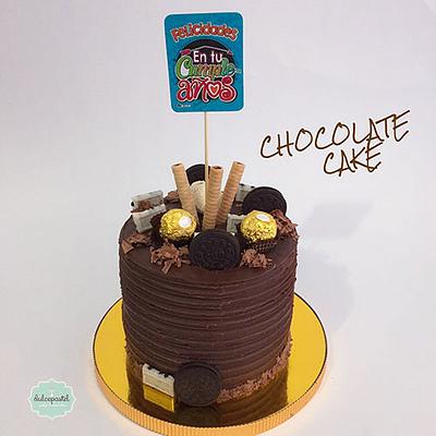 Torta de Chocolate Medellín - Cake by Dulcepastel.com