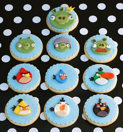 Angry Birds Cookies - Cake by Lesley Wright