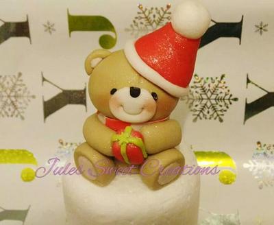 Fondant Forever Friends Bear - Cake by Jules Sweet Creations