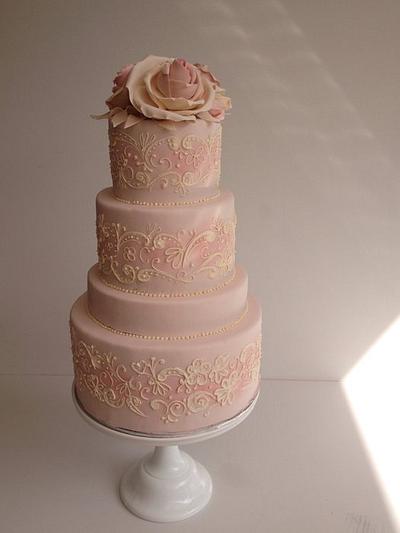 Dusky Pink - Cake by Louisa Massignani