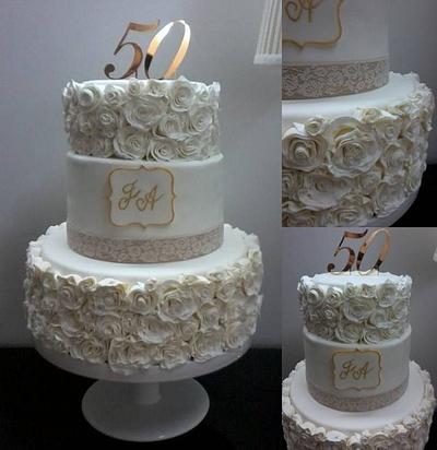 wedding cake - Cake by Projectodoce