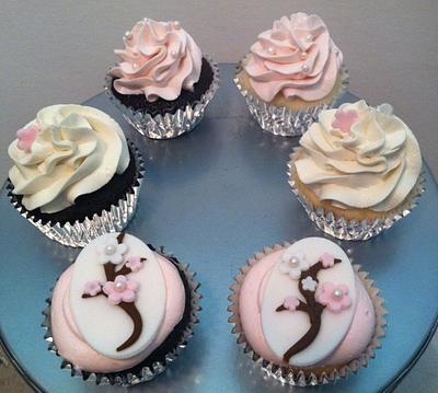 Cherry Blossom Cupcakes - Cake by Kristin Dimacchia
