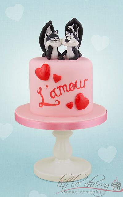 Pepe Le Pew Cake - Cake by Little Cherry