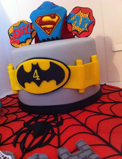 Super hero cake - Cake by Sue