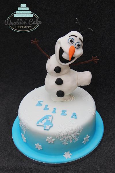 Dancing Olaf - Cake by Wealden Cakes