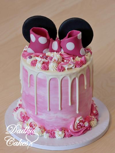 Minnie mouse buttercream cake - Cake by Dadka Cakes